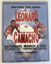 Sugar Ray Leonard vs Hector Camacho Boxing Onsite Program (1997) Atlantic City