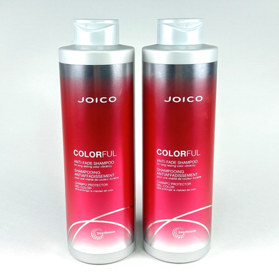 (2x) Joico Colorful Anti-Fade Shampoo For Long-Lasting Color Vibrancy (33.8 oz)