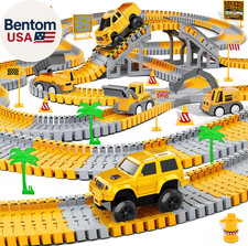 Kids Toys 253 PCS Construction Race Tracks Toy for 3 4 5 6 7 8 Year Old Boys Gir