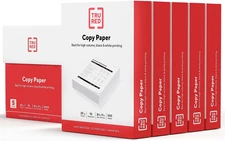 TRU RED Copy Paper, 8.5" X 11" Sheet Size, 92 Brightness, 20 Lbs., Smooth Finish