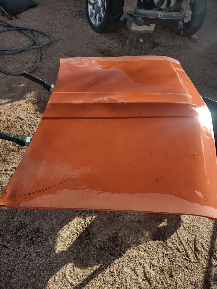 1976 DATSUN 620 PICKUP TRUCK HOOD FACTORY OEM - Image 2 of 4