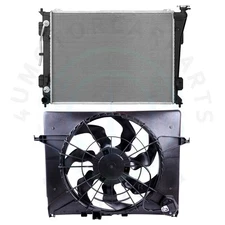 Cooling Fan & Radiator Kit For 2011-12 Hyundai Sonata 2011-14 Kia Optima 2.4L