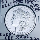 1890 CC MORGAN SILVER DOLLAR HI GRADE GENUINE U.S. MINT RARE KEY COIN 3120