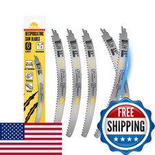 Japanese Teeth Reciprocating Saw Blades 15 Inch, Arc Edge Wood Pruning Reciproca