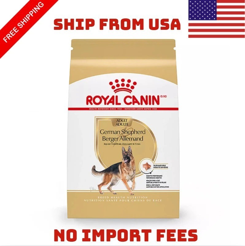 Royal Canin Breed Health Nutrition German Shepherd Adult Dry Dog Food, 30 lbs