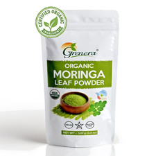 Organic Moringa Leaf Powder Grenera Superfood :: Various Sizes :: Free Postage