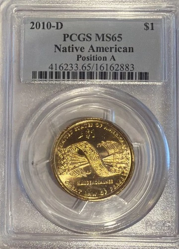 2010-D Native American Dollar — photo from the most recent tracked eBay sale