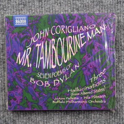 John Corigliano Mr Tambourine Man CD Seven Poems Bob Dylan Classical Naxos USA