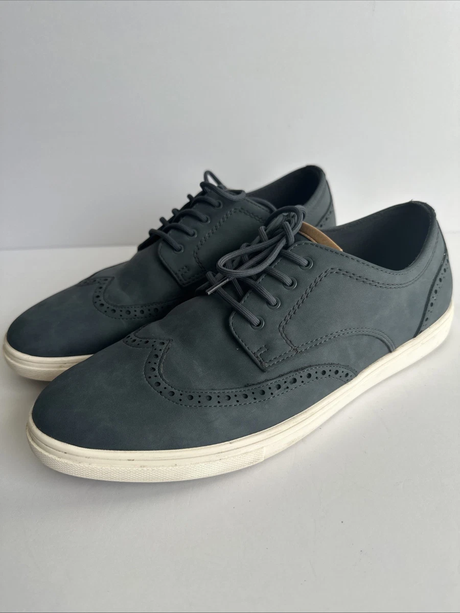 Aldo Blue Wingtip Suede Lace Men\'s Size 8.5 Oxford Lightweight Shoes Aldo Suede Blue Casual Shoes for Men for sale | eBay main image 4