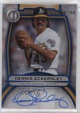 2025 Topps Tribute Blue 90/150 Dennis Eckersley #TA-DE Auto HOF 19n6