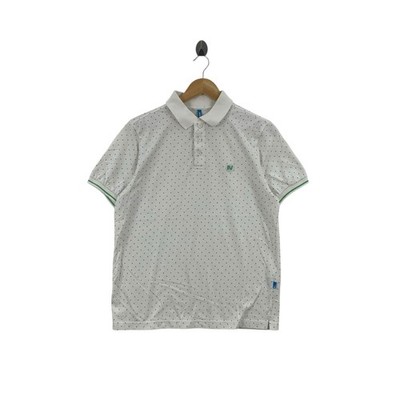 Vintage BURTON SKATEBOARD GRAVIS Polka Dot Polo Tee Shirt Top