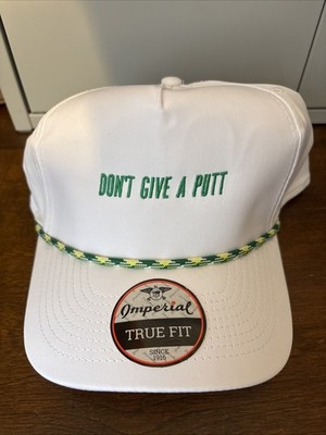 SWAG Golf DGAP Dont Give A Putt Rope Hat   White SnapBack NEW below retail