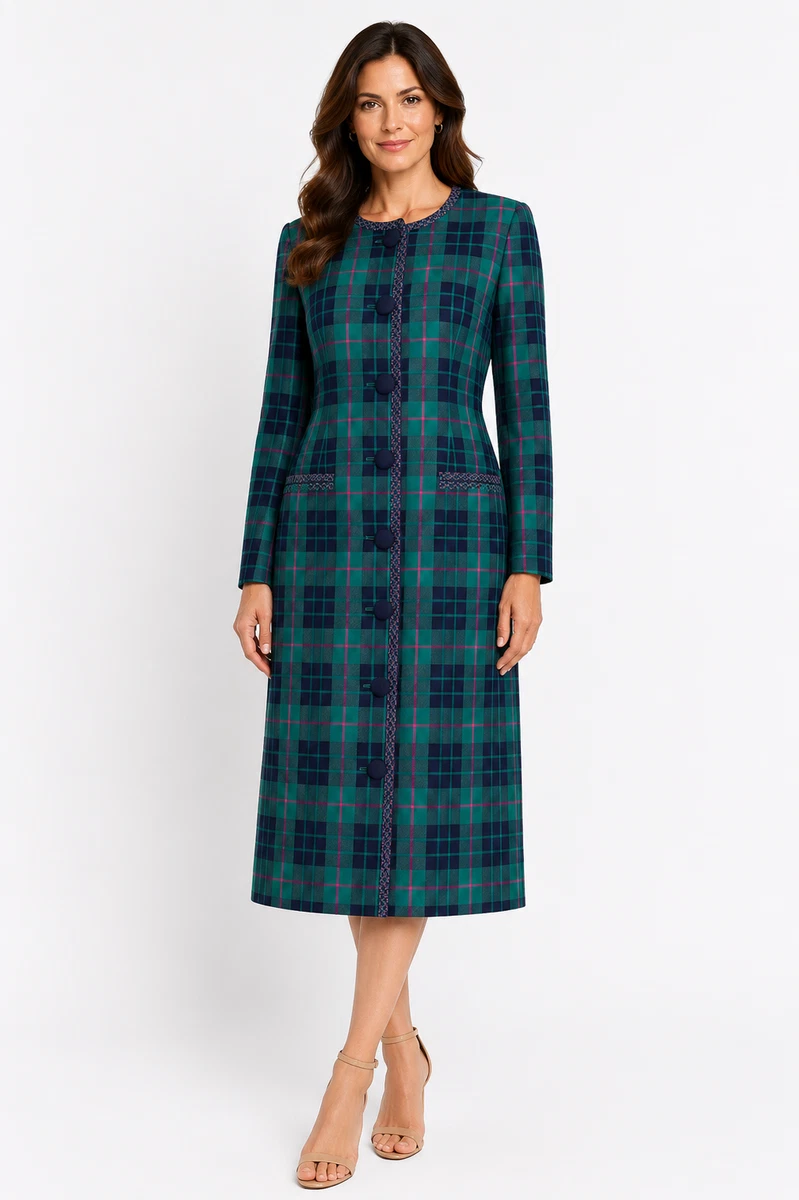Plaid Green Dresses for Women for sale | eBay UK