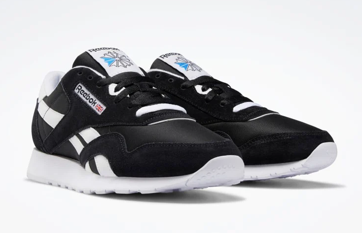 Reebok Classic Nylon Black White 6602/FV1592 Men's 7.5-13 Retro