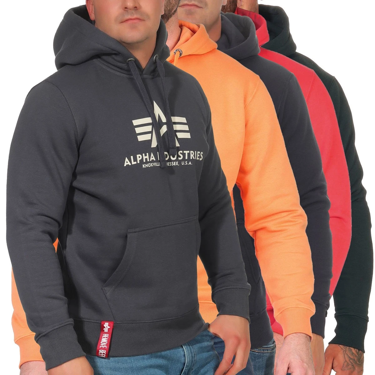 Alpha industries orange hoodie discount