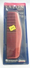 Vintage Goody 873 Salon Comb New 1991 Contour Shape Comfort Grip USA Pink