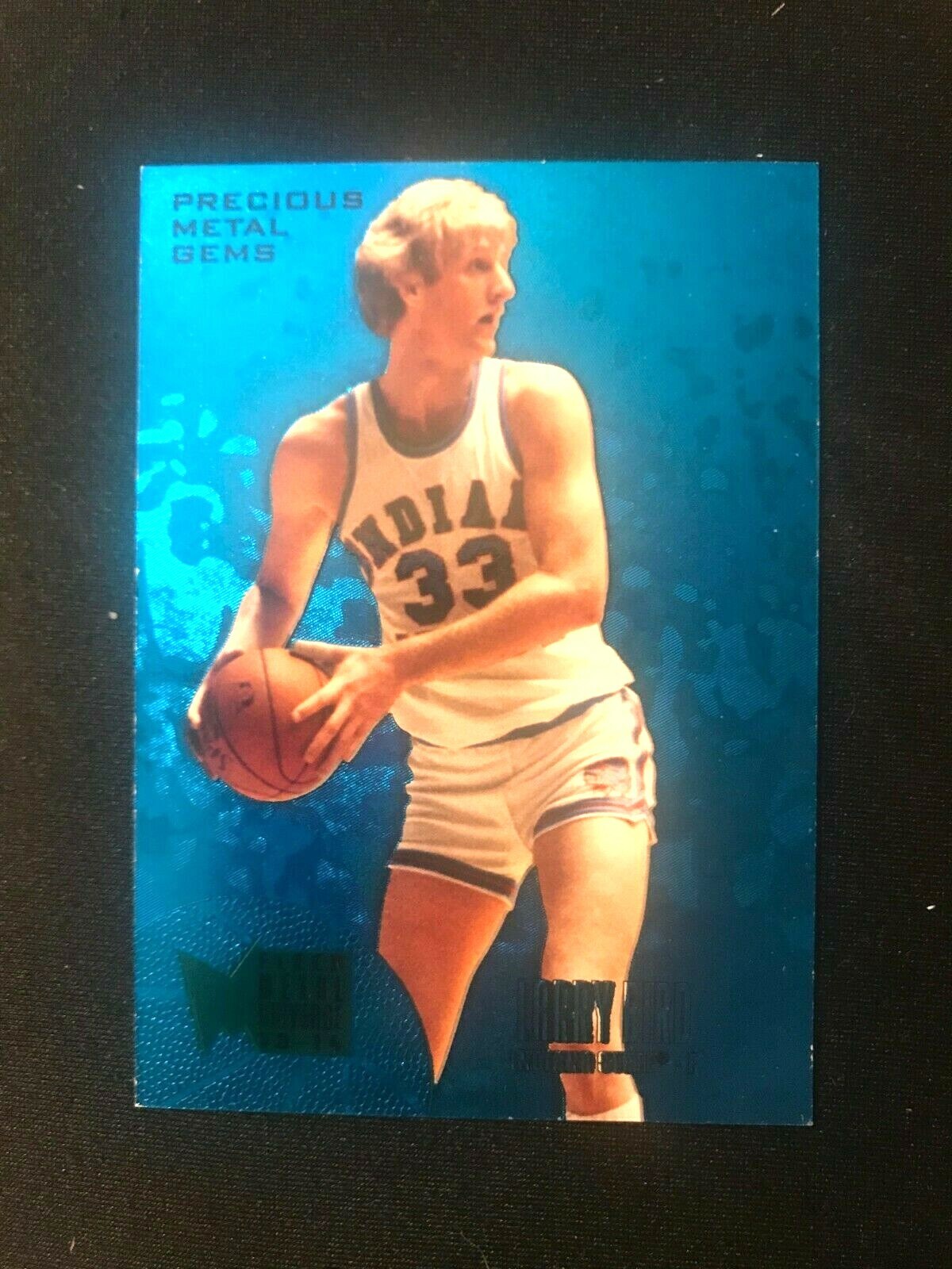 LARRY BIRD 2013-14 Retro Fleer Metal PRECIOUS METAL GEMS BLUE PMG 
