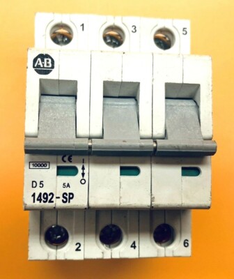 ALLEN BRADLEY 1492-SP3D050 CIRCUIT BREAKER 480/277VAC 3-POLE 1492-SP