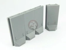 MP Originals 1/72 US Army Precast Concrete Anti-Blast Walls (400cm) (4pc) A72012