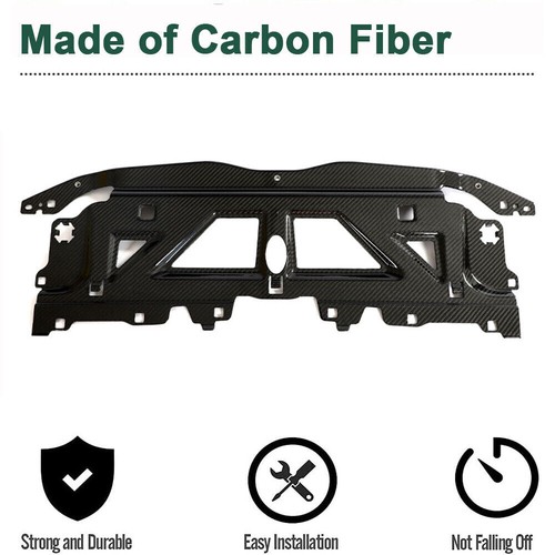DRY CARBON FIBER Radiator Cooling Slam Panel Cover For BMW M3 G80 M4 G82 G83 G87 - Picture 5 of 12