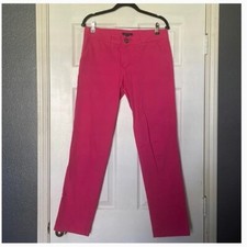 Tommy Hilfiger Pink chino cropped pants in Barbie Pink size 6