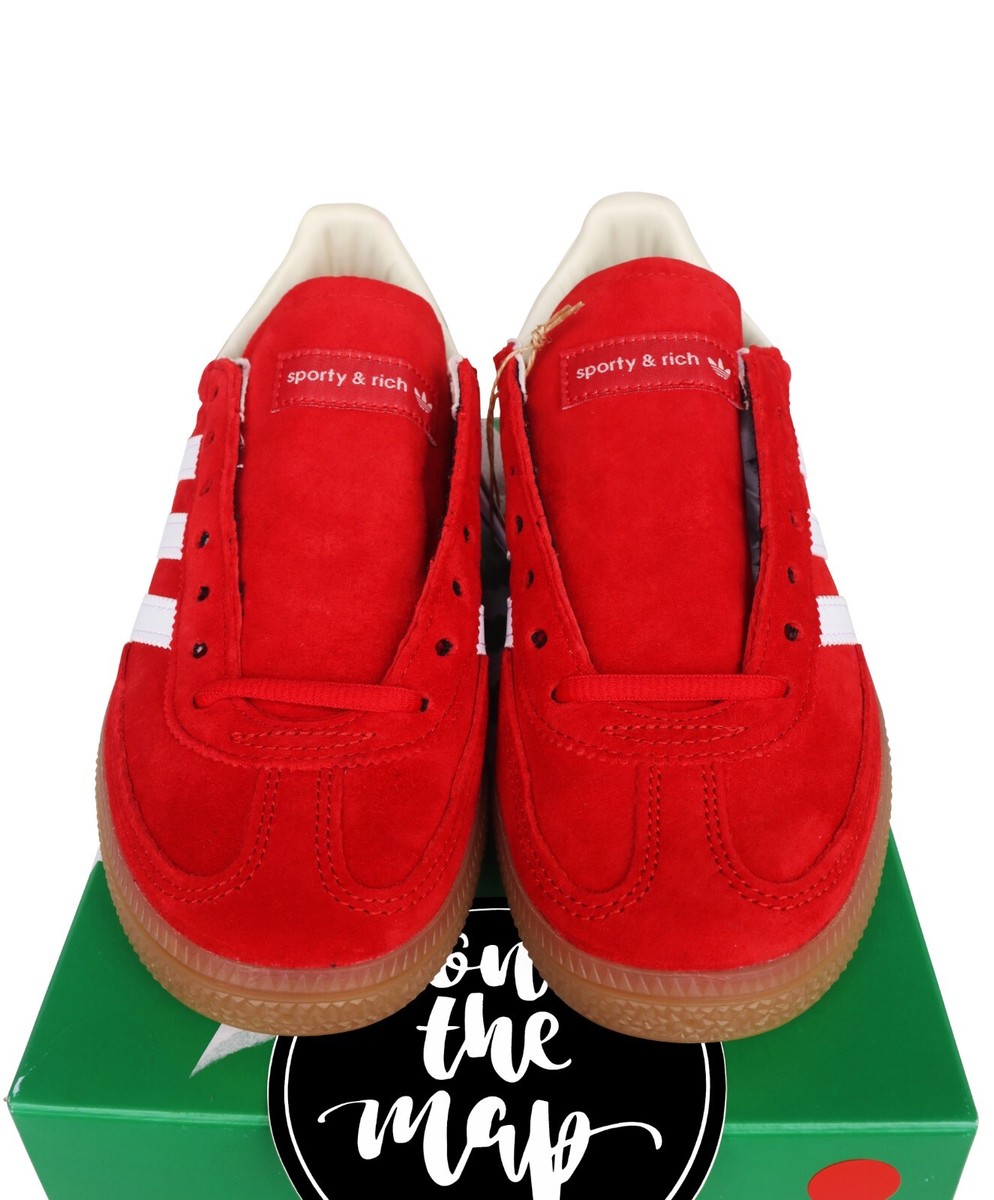 Adidas x Sporty & Rich Handball Spezial Red White USA UK 5 6 7 8