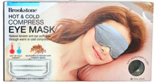 Brookstone Hot  Cold Eye Mask Compress - Relieve Tension  Eye Puffiness
