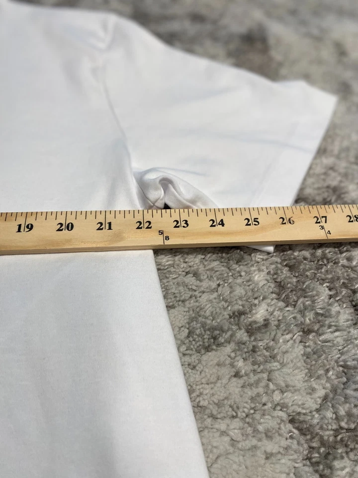 Karl Lagerfeld Paris T-shirt Mens Extra Large White Graphic Round Neck Pullover - Image 3 of 4