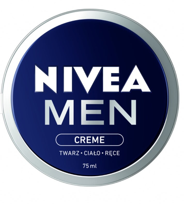 Nivea Mens Cream Creme for Face Body & Hands Non Grease Hydrating 75ml