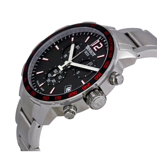 Tissot Quickster Chronograph Stainless Steel Men s Watch T095