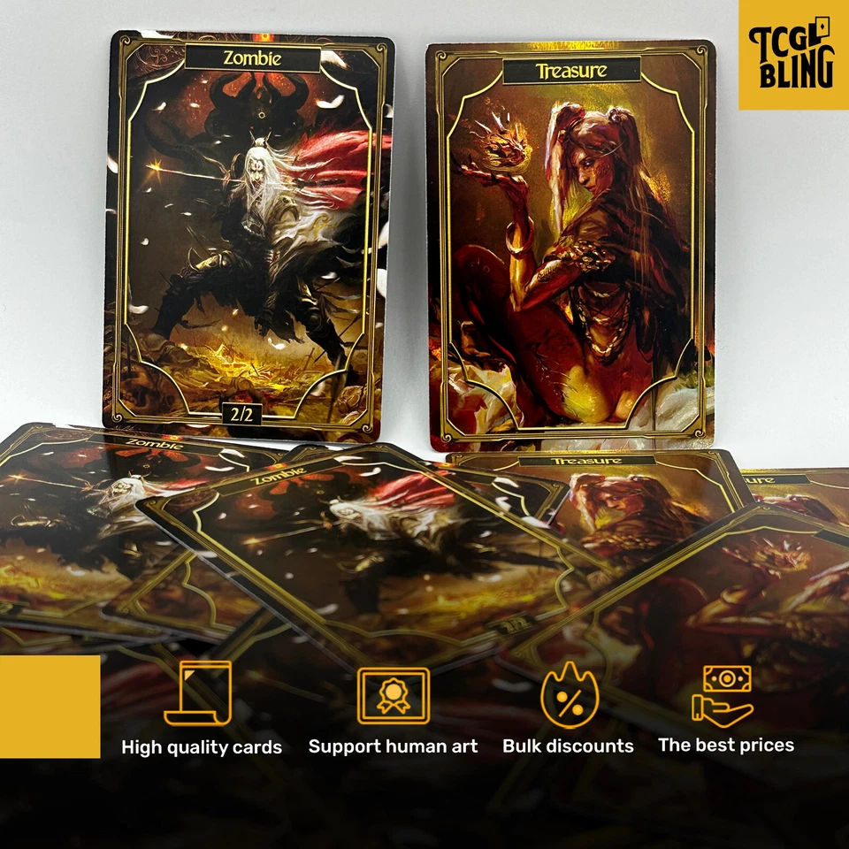 Custom MTG Token. Upload your own image by message. ONLY FRONT card Poker size - Image 4 of 4