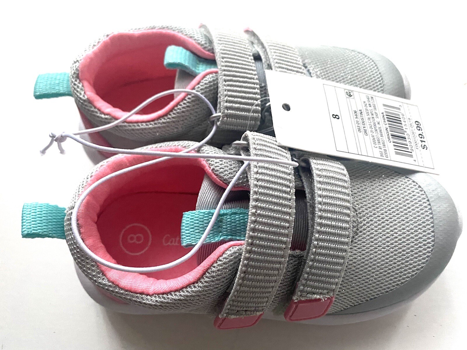 Cat And Jack Girls Sneakers Shoes Sz 8 eBay