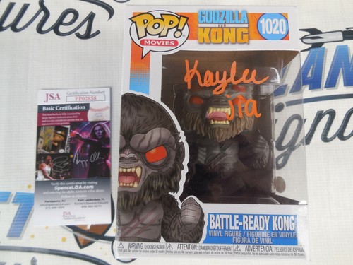 Kaylee Hottle Jia Godzilla vs King Kong signed Funko Pop toy figure JSA ...