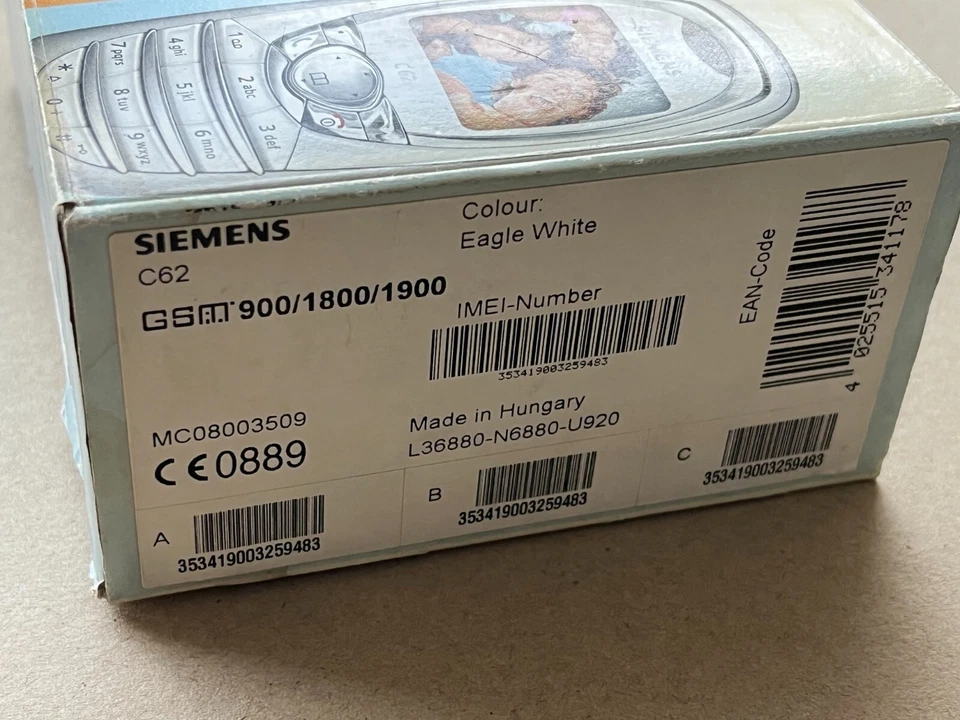 Genuine Siemens C62 - Eagle White (Unlocked) - Image 3 of 4