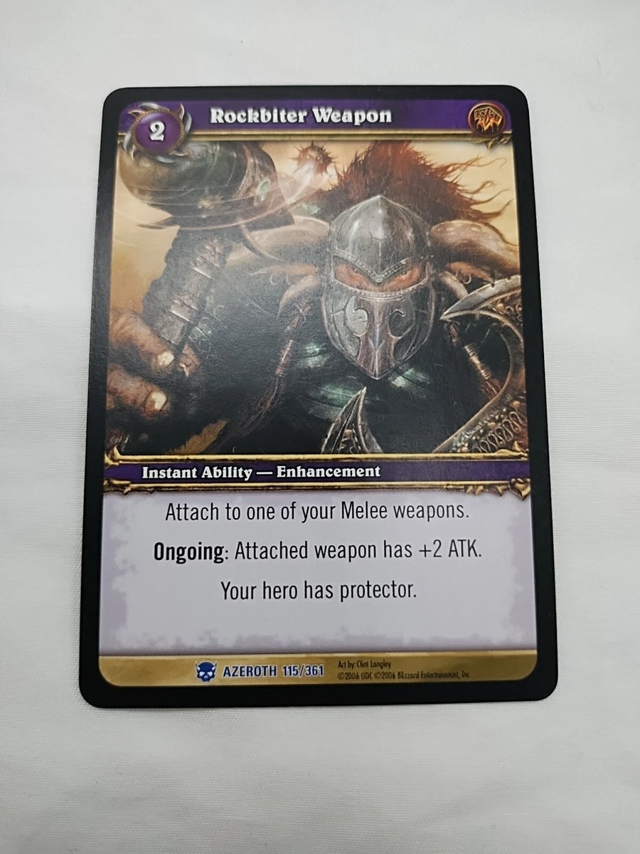 World of Warcraft TCG Rare Individual Collectible Card Game Cards for sale 