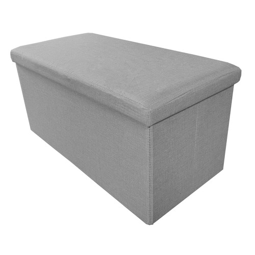 Puff Rectangular Plegable Tela - Diseño Moderno y Funcionalidad Extra 76x38 cm - Imagen 13 de 14