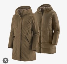 Women's Patagonia Frozen Range 3-in-1 Gore-tex Parka Size Small Topsoil Brown
