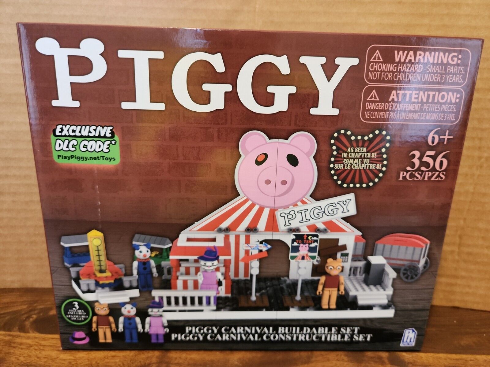 Piggy Roblox Carnival Buildable Building Set w/ Figures & DLC Code 356 Pcs  NIB