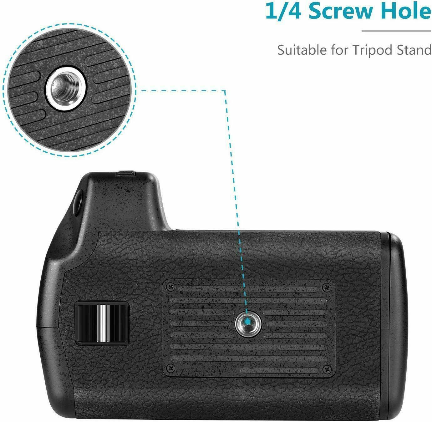 Battery Grip for Nikon D3400 DSLR Camera Vertical Shutter Release