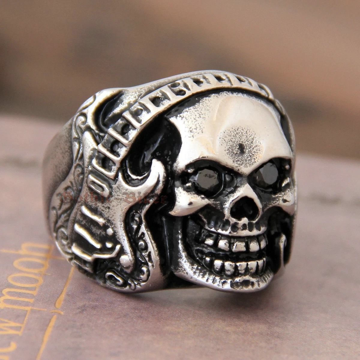 Mens rock and roll rings sale