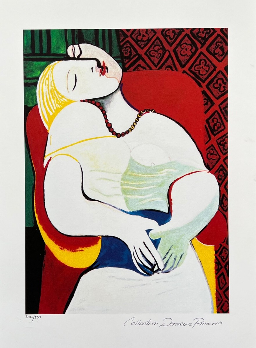 Pablo Picasso THE DREAM Estate Signed & Numbered Giclee Art 20