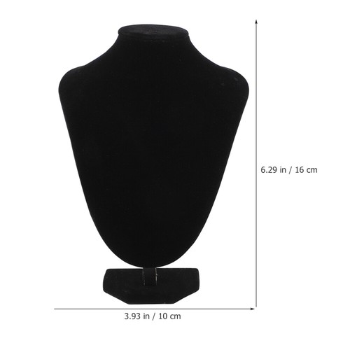 Jewelry Holder Necklace Display Stand Travel Model Mannequin Bust - Picture 12 of 12