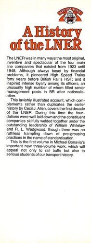 MR Bonavia ~ A HISTORY of the LNER ~ ALL 3 Volumes ~ Steam Railway 1923 to 1948 - Picture 5 of 18