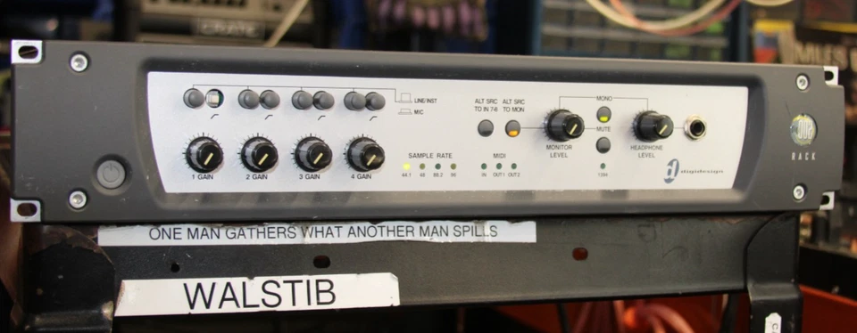 Digidesign Digi 002 Rack Firewire Audio Midi Interfaz de Grabación Digital MX002RK Foto 3 de 4