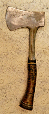 Vintage 13'' ESTWING Hatchet Axe Leather Handle Rockford, USA