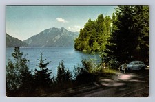 Mount Olympus WA-Washington Crescent Olympic National Park Vintage Postcard