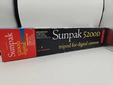 Sunpak 5200D Tripod 52" for Digital Cameras/Gopros/Smart Phones Open Box