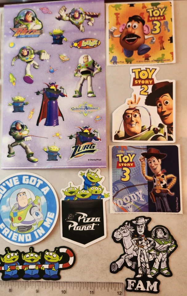 Lote de adesivos Disney Pixar Toy Story. - Imagem 3 de 4