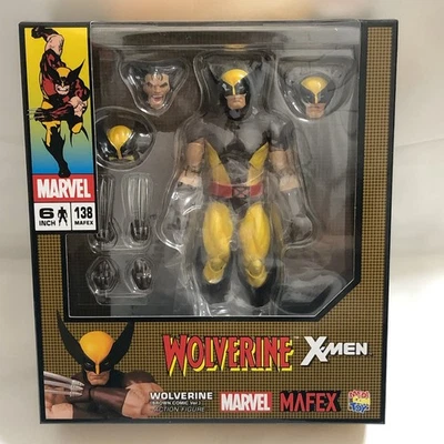 MEDICOM TOY MAFEX n°138 WOLVERINE BROWN COMIC Ver. X-MEN From Japan - Photo 1/4