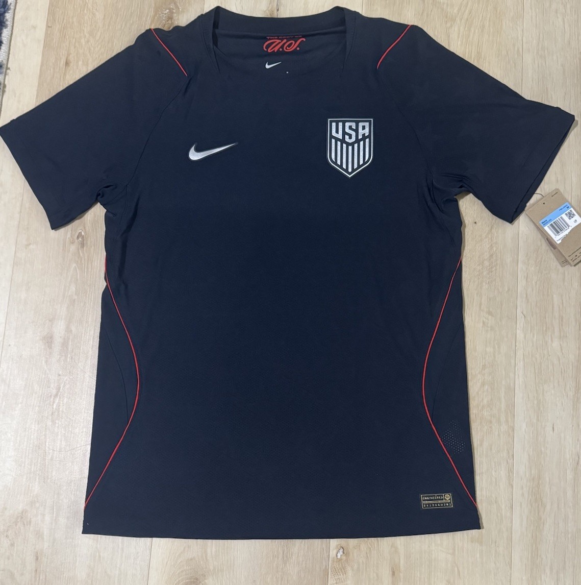 USMNT Nike 2026 Away Match Authentic Jersey Medium - Blue